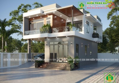 Mẫu nhà 2 tầng hiện đại tinh tế tại Thanh Hóa